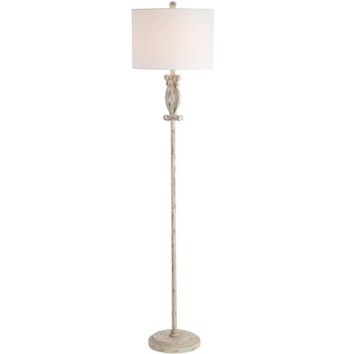 Safavieh Philippa Floor Lamp - Modern Rustic White-Washed Design 4 Safavieh Philippa Floor Lamp - Modern Rustic White-Washed Design - Image 2