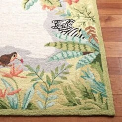 Safavieh Chelsea HK295 Hand Hooked 100% Pure Virgin Wool Area Rug