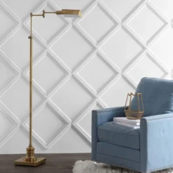 Safavieh Briggs Brass Extendable Floor Lamp