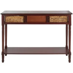 Safavieh Couture Christa Console Table with Rattan Drawers -Safavieh Furniture GUEST 56659a4f 4e5b 4ad3 a02c 890de9098ae1