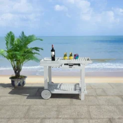 Safavieh Orland Tea Trolley in Grey -Safavieh Furniture GUEST 56ef3a59 4ccf 4835 84a1 bc95d25e29ad