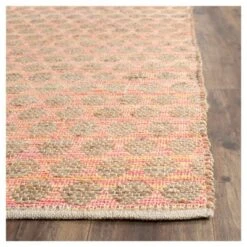 Safavieh Caleb Polka Dots Hand-Woven Jute Area Rug