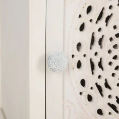 Safavieh Regius 2-Shelf 1-Door White Washed Nightstand -Safavieh Furniture GUEST 57cb4a51 3afb 4070 86fa 75be95fe3de2