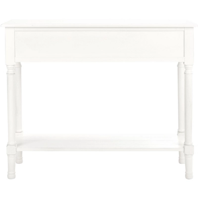 Safavieh Primrose 2-Drawer Console Table in Distressed White 10 Safavieh Primrose 2-Drawer Console Table in Distressed White - Image 8
