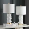 Safavieh Nico 25-Inch Table Lamp (Set of 2) - White & Gold 2 Safavieh Nico 25-Inch Table Lamp (Set of 2) - White & Gold -Safavieh Furniture GUEST 5a7fde13 e9d2 4fe0 8042 d5603c947a44