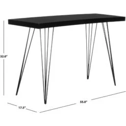 Wolcott Console Table - FOX4208 -Safavieh Couture -Safavieh Furniture GUEST 5b786a17 06b9 44a5 aa26 a06e9d1fa982