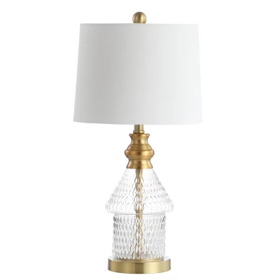 Safavieh Camden Table Lamp - Contemporary Textured Glass & Gold Finish 6 Safavieh Camden Table Lamp - Contemporary Textured Glass & Gold Finish - Image 4