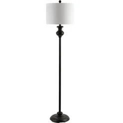 Safavieh Erlan 61-inch Black Iron Floor Lamp with LED Bulb -Safavieh Furniture GUEST 5cd6a549 5fa3 4e00 ae13 6919eacf9154