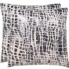 Safavieh Cleo Pillow Set in Grey Moon - 20" x 20" (Set of 2)