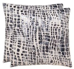 Safavieh Cleo Pillow Set in Grey Moon - 20" x 20" (Set of 2)