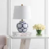 Safavieh Anders 21-Inch Blue and White Ceramic Table Lamp -Safavieh Furniture GUEST 5e5807a0 60a5 417a 8c4b 5ca666a0774c