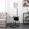 Safavieh Janson Matte Black Floor Lamp with Built-in Shelf & Magazine Holder -Safavieh Furniture GUEST 5e959186 2df0 4f69 92f2 23066e1125ff