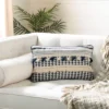Safavieh Enya Pillow - Cream & Navy Decorative Linen Throw Pillow -Safavieh Furniture GUEST 5f82eac4 61e9 46f6 8580 3d9035e72151