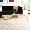 Safavieh Leilani Gold Leaf Palm Coffee Table with Glass Top 2 Safavieh Leilani Gold Leaf Palm Coffee Table with Glass Top -Safavieh Furniture GUEST 5fac132f f5b9 40a8 8632 339bc975d9d7