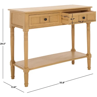 Safavieh Couture Samantha Console Table in Vintage Grey - AMH5710 11 Safavieh Couture Samantha Console Table in Vintage Grey - AMH5710 - Image 9