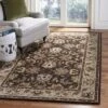 Safavieh Heritage HG818 Hand-Tufted Wool Rug in Brown and Beige