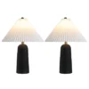 Safavieh Reese 22-inch Black Resin Table Lamps, Set of 2 1 Safavieh Reese 22-inch Black Resin Table Lamps, Set of 2 -Safavieh Furniture GUEST 61e8607e 7d77 41ff 8a7c 163dbdc50ee6