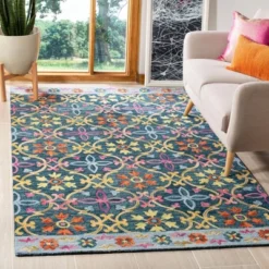 Safavieh Kaitlyn Shapes Hand-Hooked Wool Area Rug -Safavieh Furniture GUEST 627cdb30 65de 4363 8cdb 20b65fe7e60b