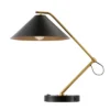 Safavieh Moseby 21-Inch Iron Table Lamp - Black & Brass with USB Port -Safavieh Furniture GUEST 629b2a3c 9b7b 4197 aff3 5f1d58049c46