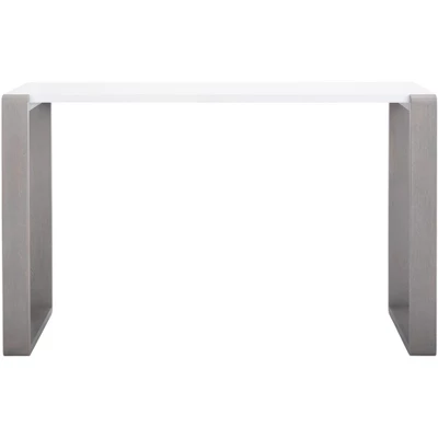 Safavieh Bartholomew Console Table - Contemporary Dark Brown & White 12 Safavieh Bartholomew Console Table - Contemporary Dark Brown & White - Image 10