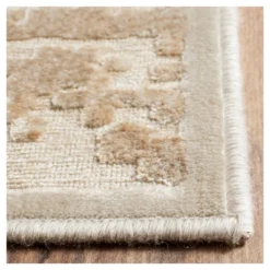 Safavieh Bastia Stone/Cream Solid Loomed Accent Rug, 4' x 5'7"