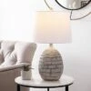 Safavieh Dewlen 24-Inch Table Lamp in Brown and White -Safavieh Furniture GUEST 63fe5c92 c185 4d7b 86e1 d8cec5e679ca