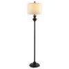 Safavieh Erlan 61-inch Black Iron Floor Lamp with LED Bulb -Safavieh Furniture GUEST 654ed8fb 4550 4ef8 abc5 30015786e360