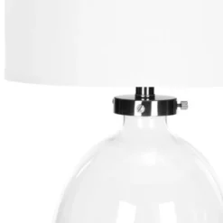 Safavieh Neville Clear Glass Table Lamp Set of 2 (Includes LED Bulbs) -Safavieh Furniture GUEST 66331a79 1638 4a6d 9d05 930ebfe8707f