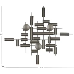 Safavieh Nevaeh 34.5-inch Antique Silver Iron Wall Decor -Safavieh Furniture GUEST 66727f54 9b9f 4ad2 9442 a13dc25fa0c2