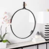 Chandlen Mirror - Matte Black - Safavieh -Safavieh Furniture GUEST 66af00dc 5f84 48a3 83ba 1874c7f65b12