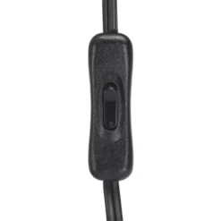 Safavieh Dani 18-Inch Walnut and Black Iron Table Lamp -Safavieh Furniture GUEST 67356f10 9aff 4207 9bf7 5d6adf913b7f