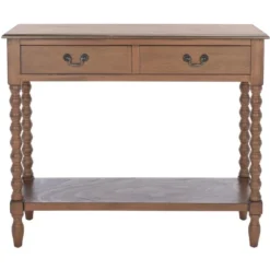 Safavieh Athena 2-Drawer Console Table with Storage Shelf -Safavieh Furniture GUEST 6807886a 7485 445e a340 7b91fb110f03