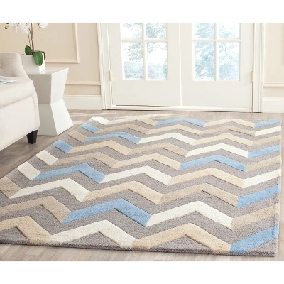 Safavieh Brindley Rug - Hand-Tufted 100% Wool Geometric Area Rug 3 Safavieh Brindley Rug - Hand-Tufted 100% Wool Geometric Area Rug