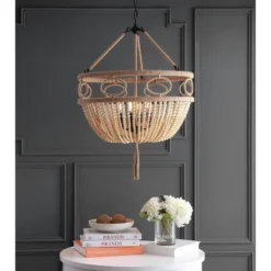 Safavieh Whitley Pendant in Brown Wooden Finish and Dark Gray 7 Safavieh Whitley Pendant in Brown Wooden Finish and Dark Gray -Safavieh Furniture GUEST 69140ec6 5255 44c6 80f3 e7891a0feb69