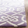 Safavieh Violet Geometric Hand-Tufted Wool Accent Rug, 4' x 6' - Purple/Ivory -Safavieh Furniture GUEST 6a61ea73 0d1e 4f37 af66 8b16e1b4cfa1