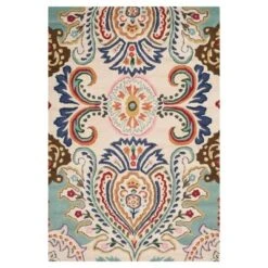 Safavieh Harvey Medallion Hand-Tufted Wool Area Rug -Safavieh Furniture GUEST 6b1fbda1 e2df 4198 b638 13ac8ee5e5a3