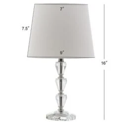 Safavieh Dylan Tiered Crystal Orb Table Lamp - Set of 2 -Safavieh Furniture GUEST 6b818ac1 dad1 4da9 af3c d5df6e1c8e74