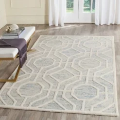 Safavieh Jewel Collection Hand-Tufted Wool Geometric Area Rug