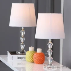 Safavieh Dylan Tiered Crystal Orb Table Lamp - Set of 2 -Safavieh Furniture GUEST 6bf21c8a 6ad8 4952 b9bf bc2bf099a382