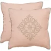 Safavieh Isola Embroidered Linen Pillows (Set of 2) - Petal Blush 2 Safavieh Isola Embroidered Linen Pillows (Set of 2) - Petal Blush -Safavieh Furniture GUEST 6bf48912 c099 44c0 b4f5 cda4b463b925