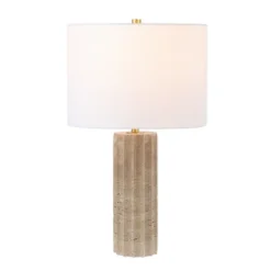 Safavieh Remi 23.5-Inch Travertine Table Lamp - Beige Elegant Accent Lighting 6 Safavieh Remi 23.5-Inch Travertine Table Lamp - Beige Elegant Accent Lighting -Safavieh Furniture GUEST 6c3c96ff 3854 492f 8ba2 3cb992552a00