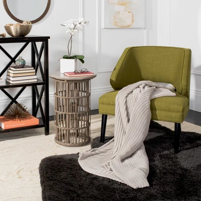 Safavieh Bella Gigi Cotton Knit Throw Blanket in Palewisper (50" x 60") 3 Safavieh Bella Gigi Cotton Knit Throw Blanket in Palewisper (50" x 60")