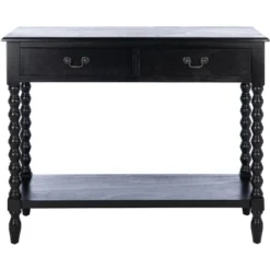 Safavieh Athena 2-Drawer Console Table with Storage Shelf -Safavieh Furniture GUEST 6f4ea945 39d1 4ad4 bf34 c1e18335d84d