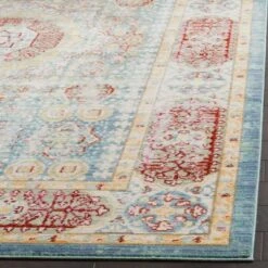 Safavieh Valencia 2'3" x 10' Blue Runner Rug - Chaima Collection