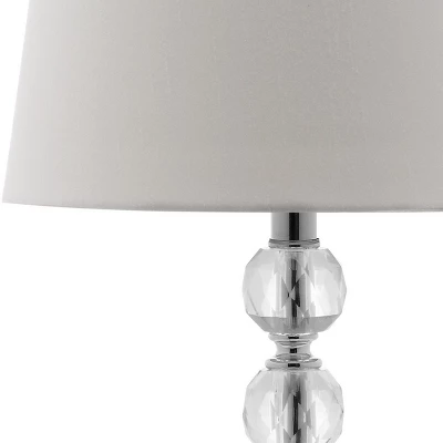Safavieh Nola 16-Inch Stacked Crystal Ball Table Lamp Set - Grey/Clear 10 Safavieh Nola 16-Inch Stacked Crystal Ball Table Lamp Set - Grey/Clear - Image 8