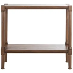 Safavieh Rafiki Distressed White Wood Console Table -Safavieh Furniture GUEST 72707611 450b 4bc3 95ca 73014f2958ac