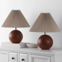Safavieh Rory 17.25" Dark Walnut Table Lamp - Set of 2 8 Safavieh Rory 17.25" Dark Walnut Table Lamp - Set of 2 -Safavieh Furniture GUEST 72a775c5 9494 4b87 a72c e64051672d1e
