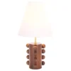 Safavieh Millie 22" Walnut Wood Table Lamp with Fabric Shade 2 Safavieh Millie 22" Walnut Wood Table Lamp with Fabric Shade -Safavieh Furniture GUEST 73fcb96d 892a 4494 b46f b2d843136abc