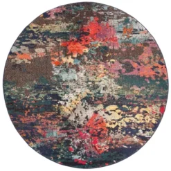 Safavieh Gabriella Rug in Brown and Teal - Durable Boho Area Rug -Safavieh Furniture GUEST 75058b27 534d 4f9f 9732 9a752a7e4d99