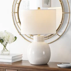 Syra Table Lamp - 24 Inch Height - TBL4360 - Ivory - Safavieh 8 Syra Table Lamp - 24 Inch Height - TBL4360 - Ivory - Safavieh -Safavieh Furniture GUEST 75810220 e2f9 42bd a99a 6220e6dd2c05